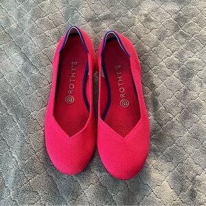 Rothy's Pink and Blue Flats